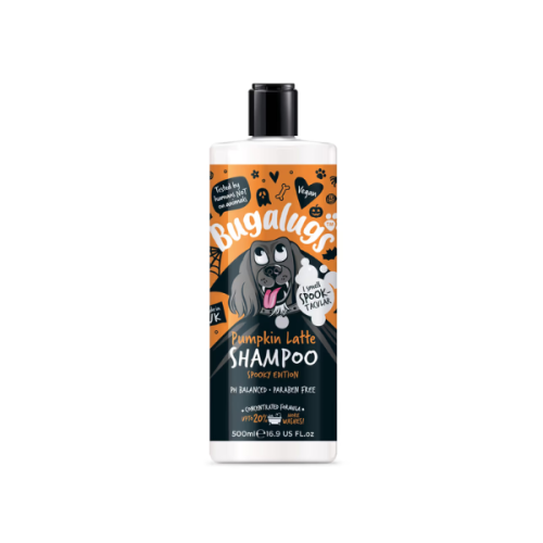 BUGALUGS Szampon uniwersalny o zapachu dyniowego latte dla psa - 500 ml.png