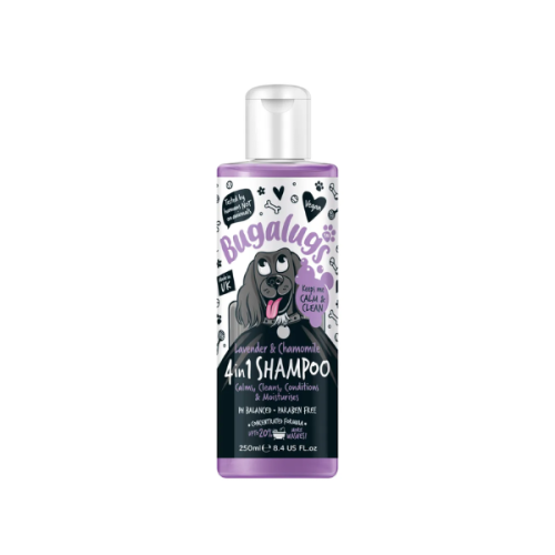 BUGALUGS Szampon uspokajający z lawendą i rumiankiem dla psów - 4in1 Dog Shampoo - 250 ml.png