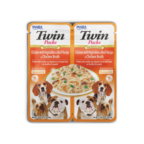 INABA DOG TWIN PAKS CHICKEN VEGETABLES &amp; BEEF kurczak, warzywa z wołowiną w bulionie - karma uzupełniająca dla psów.png