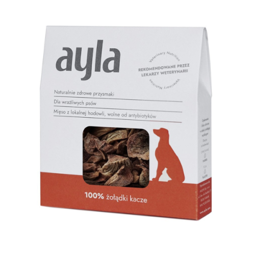 AYLA Żołądki kacze - liofilizowane przysmaki dla psa - 28 g.png