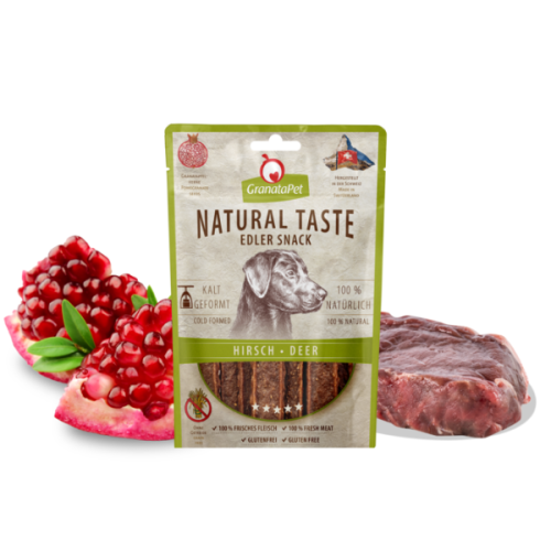 GranataPet Przysmaki naturalne - paski z jelenia dla psa - 90 g (1).png
