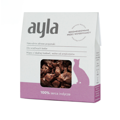 AYLA Serca indycze - liofilizowane przysmaki dla kota - 28 g.png