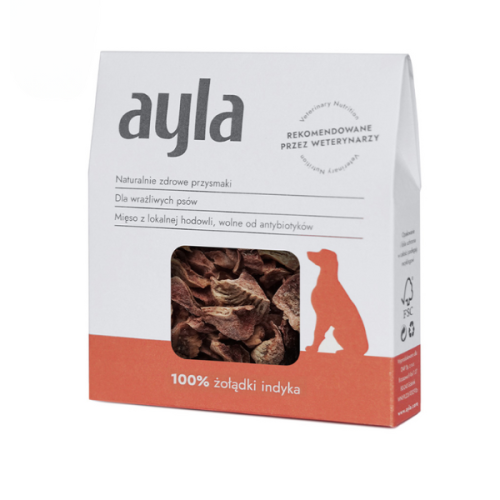 AYLA Żołądki indycze - liofilizowane przysmaki dla psów - 28 g.png