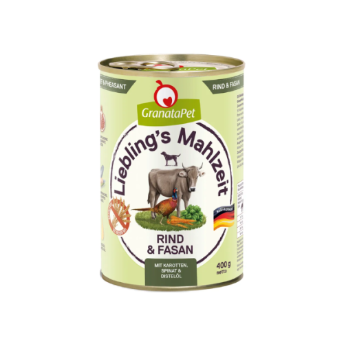 GRANATAPET Karma mokra bezzbożowa dla psa - wołowina i bażant - 400 g.png