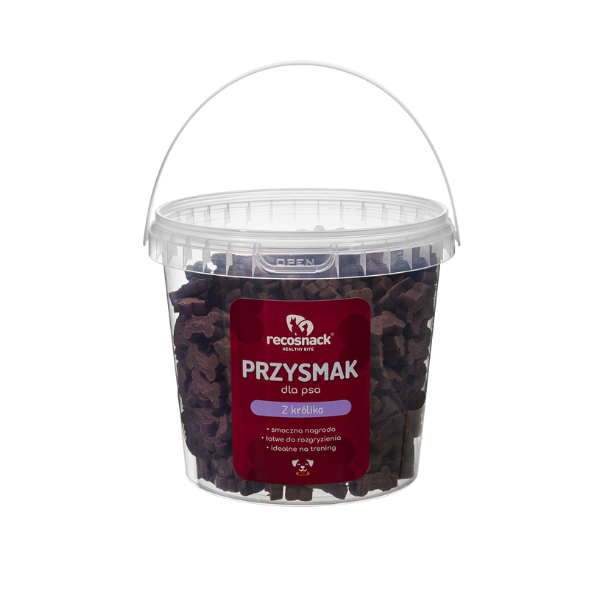 RECOSNACK Przysmak z królika dla psów - 500 g.png