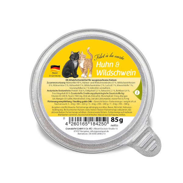 GRANATAPET Karma mokra - kurczak i dziczyzna - fileciki w sosie własnym dla kota - Filet à la carte (3).png