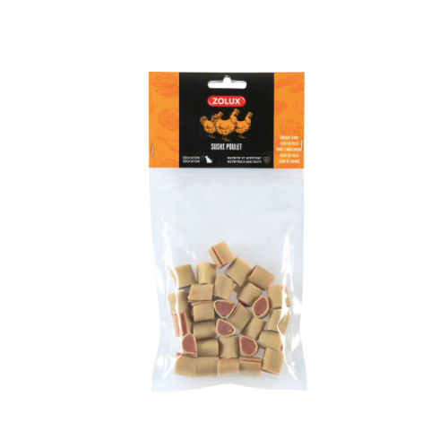 ZOLUX Sushi z kurczakiem - przysmak naturalny dla psów  - 100 g.png