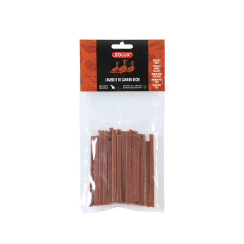 ZOLUX Paski z suszonego mięsa kaczki - przysmak naturalny dla psów - 100 g.png