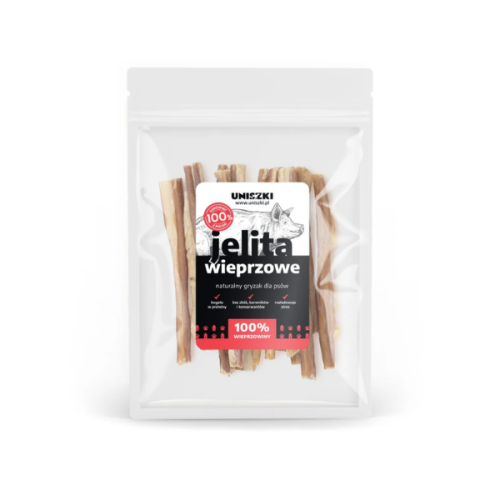 UNISZKI Jelita wieprzowe - naturalny gryzak dla psa - 40g (1).png