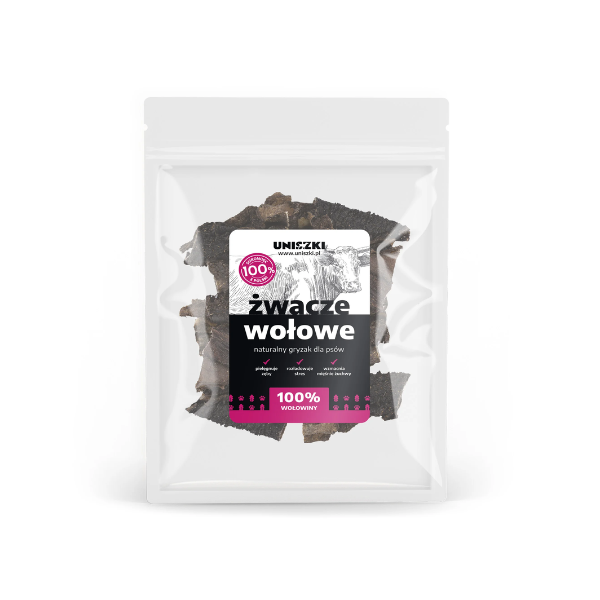 UNISZKI Żwacze wołowe - naturalne gryzaki dla psa - 100g (1).png