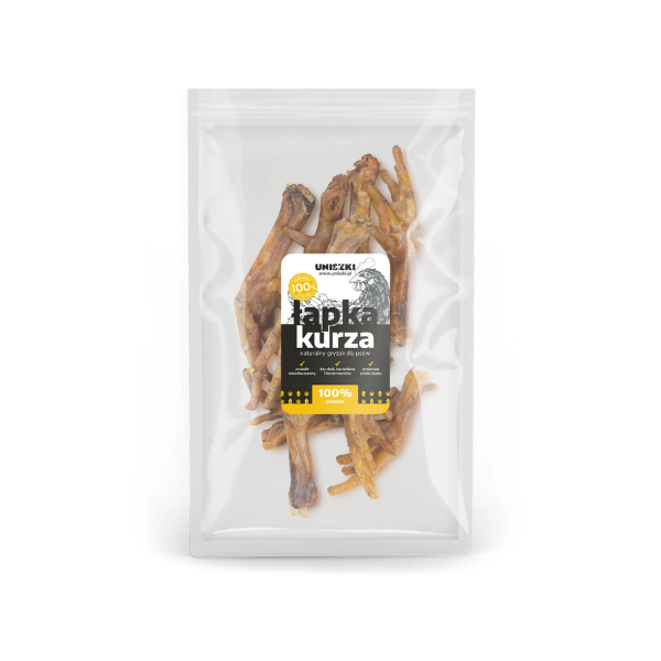 UNISZKI Łapka kurza - naturalne gryzaki dla psa  - 10 szt (1).png