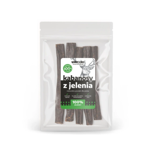UNISZKI Kabanosy z jelenia - naturalne gryzaki dla psów 100 g.png