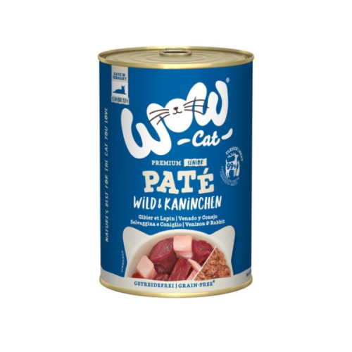WOW CAT SENIOR  Karma pełnoporcjowa - dziczyzna i królik dla starszych kotów 400g.png