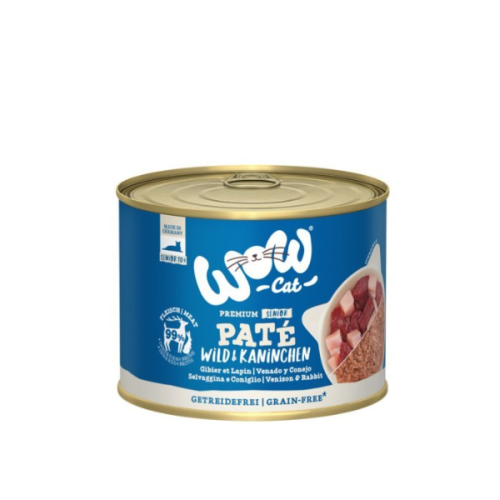 WOW CAT SENIOR  Karma pełnoporcjowa - dziczyzna i królik dla starszych kotów 200g.png