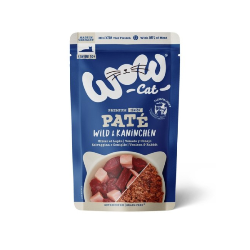 WOW CAT SENIOR  Karma pełnoporcjowa - dziczyzna i królik dla starszych kotów - 125g.png