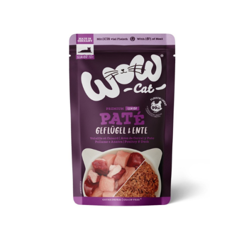 WOW CAT SENIOR Karma pełnoporcjowa - drób z kaczką dla starszych kotów - 125 g.png