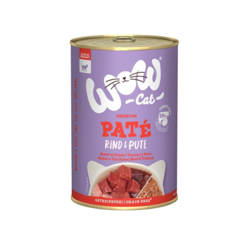WOW CAT Karma pełnoporcjowa - wołowina z indykiem dla dorosłych kotów - 400 g.png