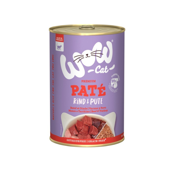 WOW CAT Karma pełnoporcjowa - wołowina z indykiem dla dorosłych kotów - 400 g.png