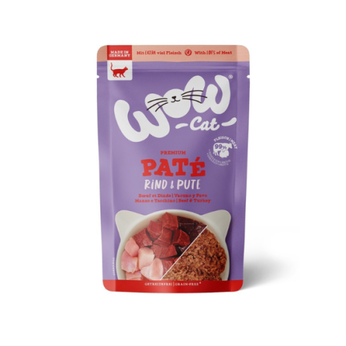 WOW CAT Karma pełnoporcjowa - wołowina z indykiem dla dorosłych kotów -  125 g.png