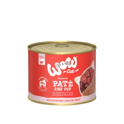 WOW CAT Karma pełnoporcjowa - wołowina dla dorosłych kotów - 200 g.png