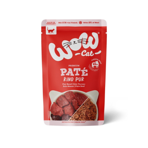WOW CAT Karma pełnoporcjowa - wołowina dla dorosłych kotów - 125 g.png