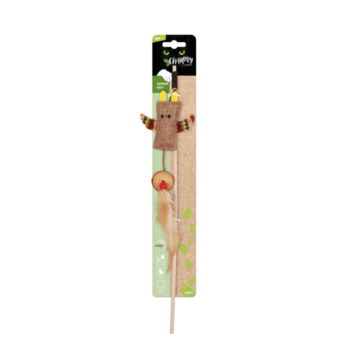 M-PETS Zabawka - wędka z kocimiętką CHARMY - BUNNY dla kotów.png