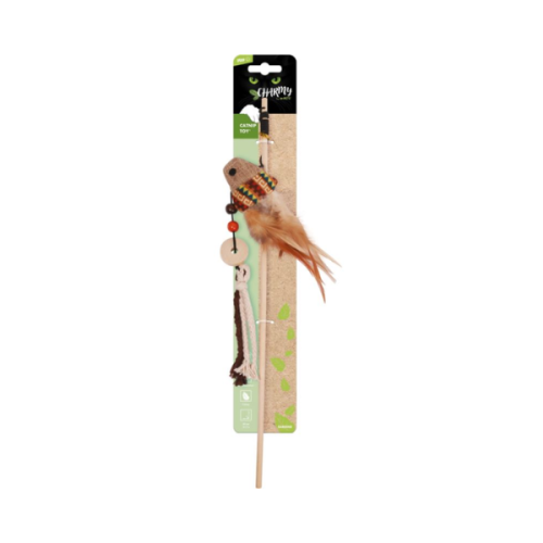 M-PETS Zabawka - wędka z kocimiętką CHARMY - SARDINE dla kotów.png