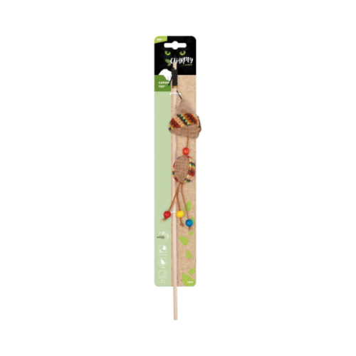 M-PETS Zabawka - wędka z kocimiętką CHARMY - CONE dla kotów.png