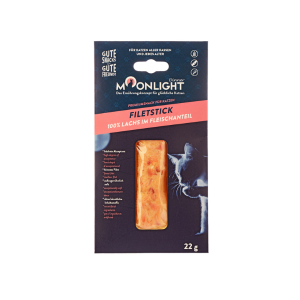 MOONLIGHT DINNER Filety z łososia - przysmaki dla kota - 22 g 