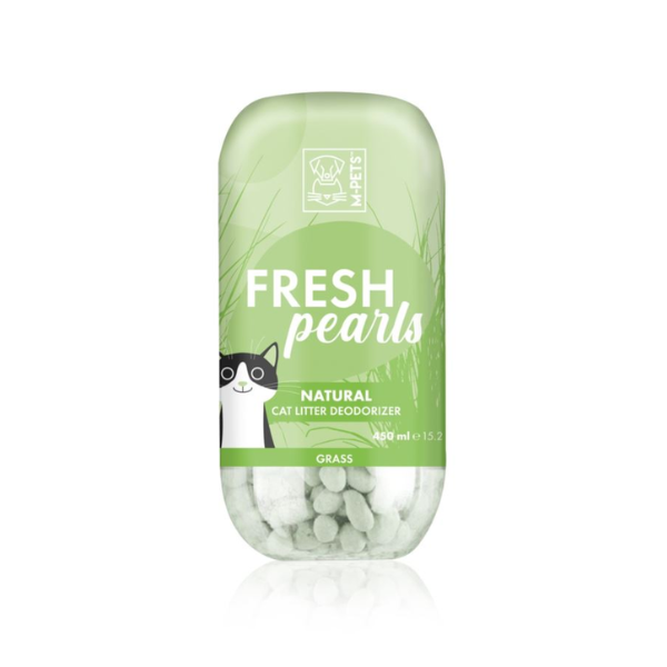 M-PETS Granulki aromatyzujące do kuwet FRESH Pearls - GRASS - zapach trawy  (1).png