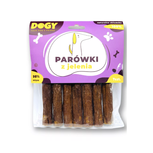 DOGY Parówki z jelenia - przysmaki dla psa - 7 szt..png