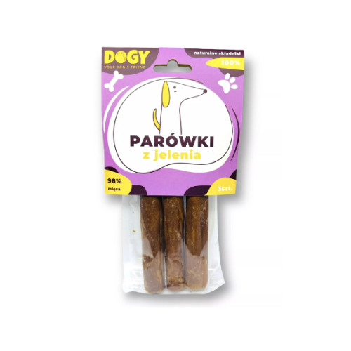 DOGY Parówki z jelenia - przysmaki dla psa - 3 szt..png