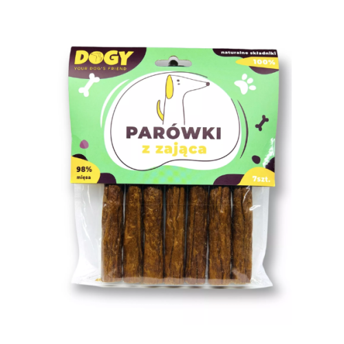 DOGY Parówki z zająca - przysmaki dla psa - 7 szt (1).png