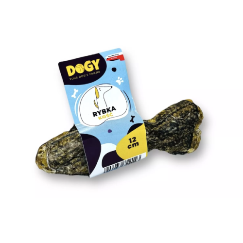 DOGY Kość w kształcie rybki - 12 cm .png