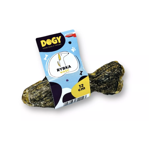 DOGY Kość w kształcie rybki - 12 cm .png