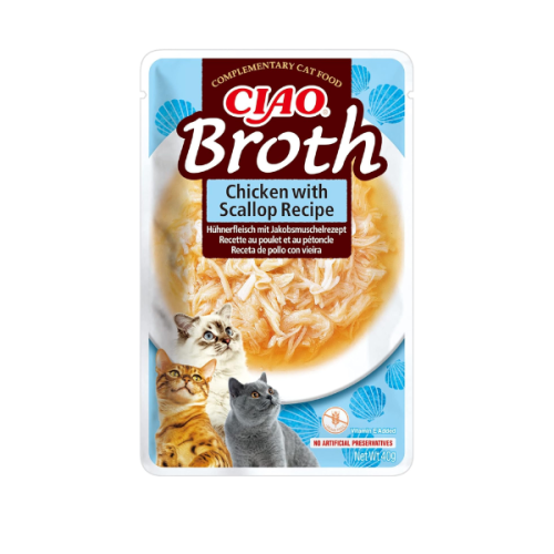 INABA CIAO BROTH CHICKEN WITH SCALOP Kurczak z przegrzebkami w rosole - karma uzupełniająca dla kotów - 40 g.png