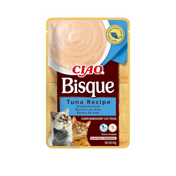 INABA CIAO BISQUE TUNA Tuńczyk - kremowa zupa - karma uzupełniająca dla kota - 40 g.png