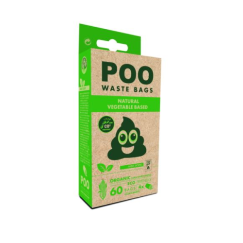 M- PETS POO Woreczki na psie odchody - mięta - 60 szt..png