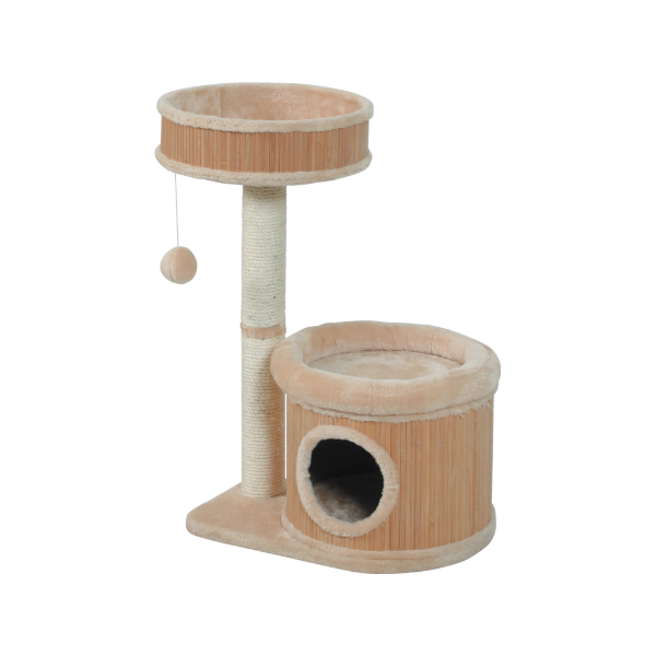 ZOLUX Drapak dla kotów - BAMBOO 2 - beżowy - wys. 76 cm  - 1.png