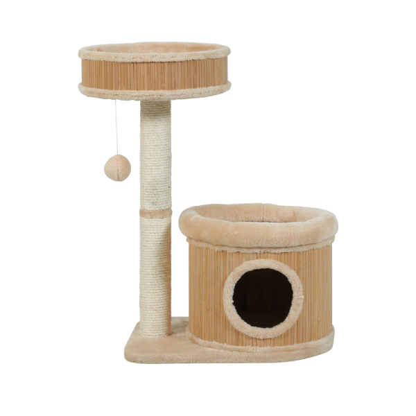 ZOLUX Drapak dla kotów - BAMBOO 2-  beżowy - wys. 76 cm.png