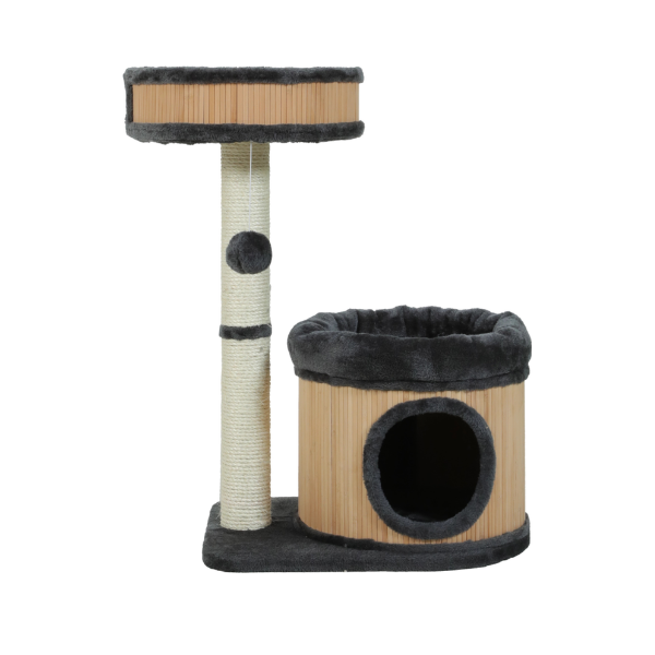 ZOLUX Drapak dla kotów - BAMBOO 2 - szary - wys. 76 cm  - 1.png