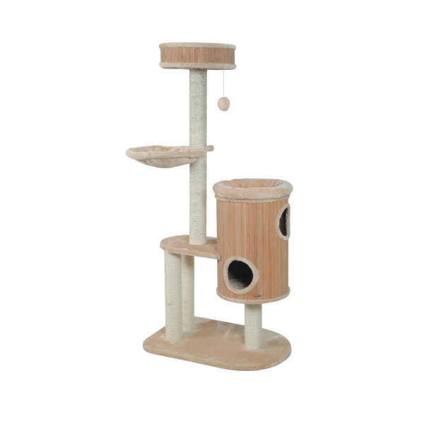 ZOLUX Drapak dla kotów - BAMBOO 4 - beżowy- wys.155 cm.png