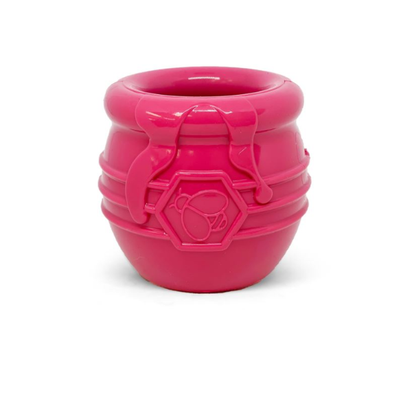 SODAPUP Garnuszek miodu HONEY POT - zabawka na przysmaki dla psa - kolor różowy.png