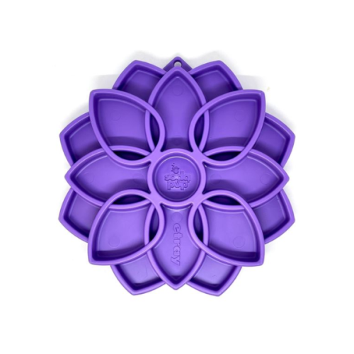 SODAPUP Mata i miska spowalniająca MANDALA dla psów - kolor purpurowy.png