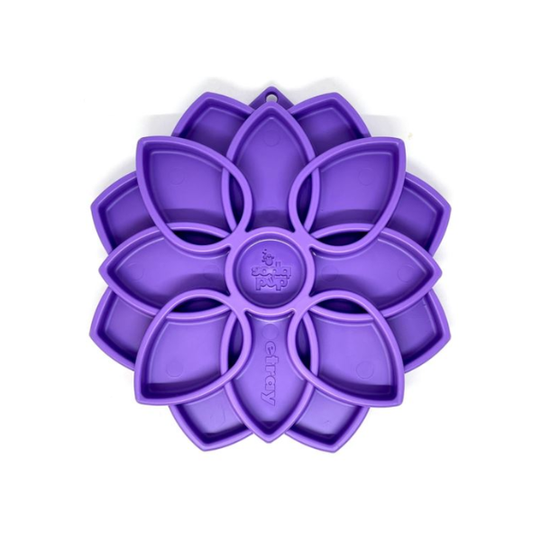 SODAPUP Mata i miska spowalniająca MANDALA dla psów - kolor purpurowy.png