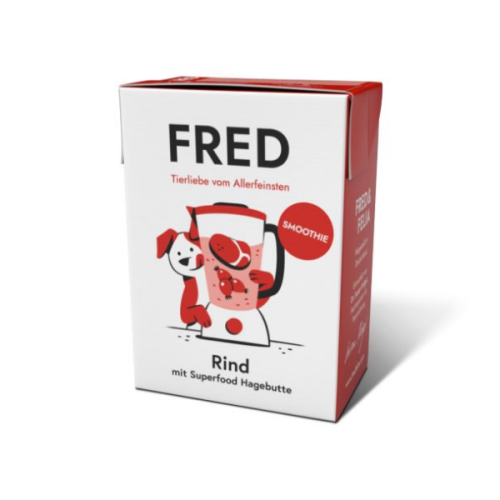 FRED Smoothie - wołowina z owocami dzikiej róży dla psa - 200 g.png