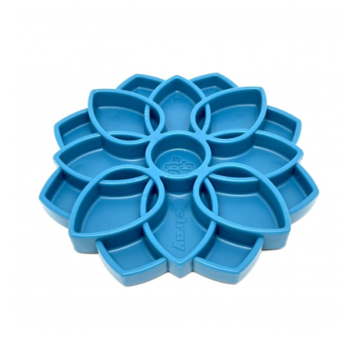 SODAPUP Mata i miska spowalniająca MANDALA dla psów - kolor niebieski  (1).png