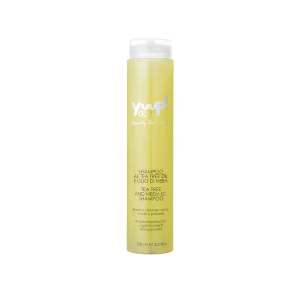 JUUP!  Szampon chroniący przed kleszczami i pchłami - Tea Tree and Neem Oil Shampoo - 250 ml.png