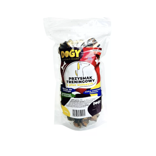 DOGY Przysmak treningowy z płuc wołowych dla psów - 100 g.png