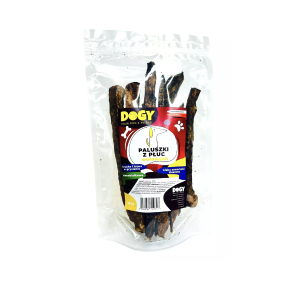 DOGY Paluszki z płuc wołowych - przysmaki dla psów - 100 g